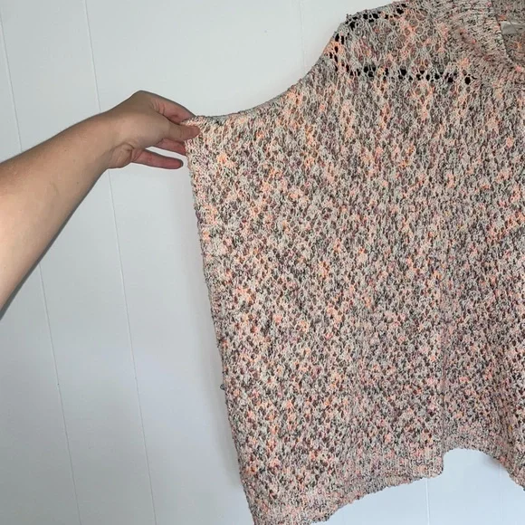 ANTHROPOLOGIE Akemi & Kin Hattie Multi Color Chunky Knit Poncho Sweater OS NWT - Picture 12 of 15